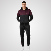 Black & Maroon Color Hoodie & Trouser - Premium Winter Tracksuit
